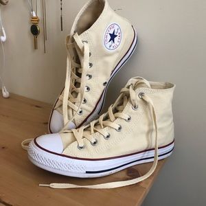 Converse All Star Unbleached Beige/White Sneakers
